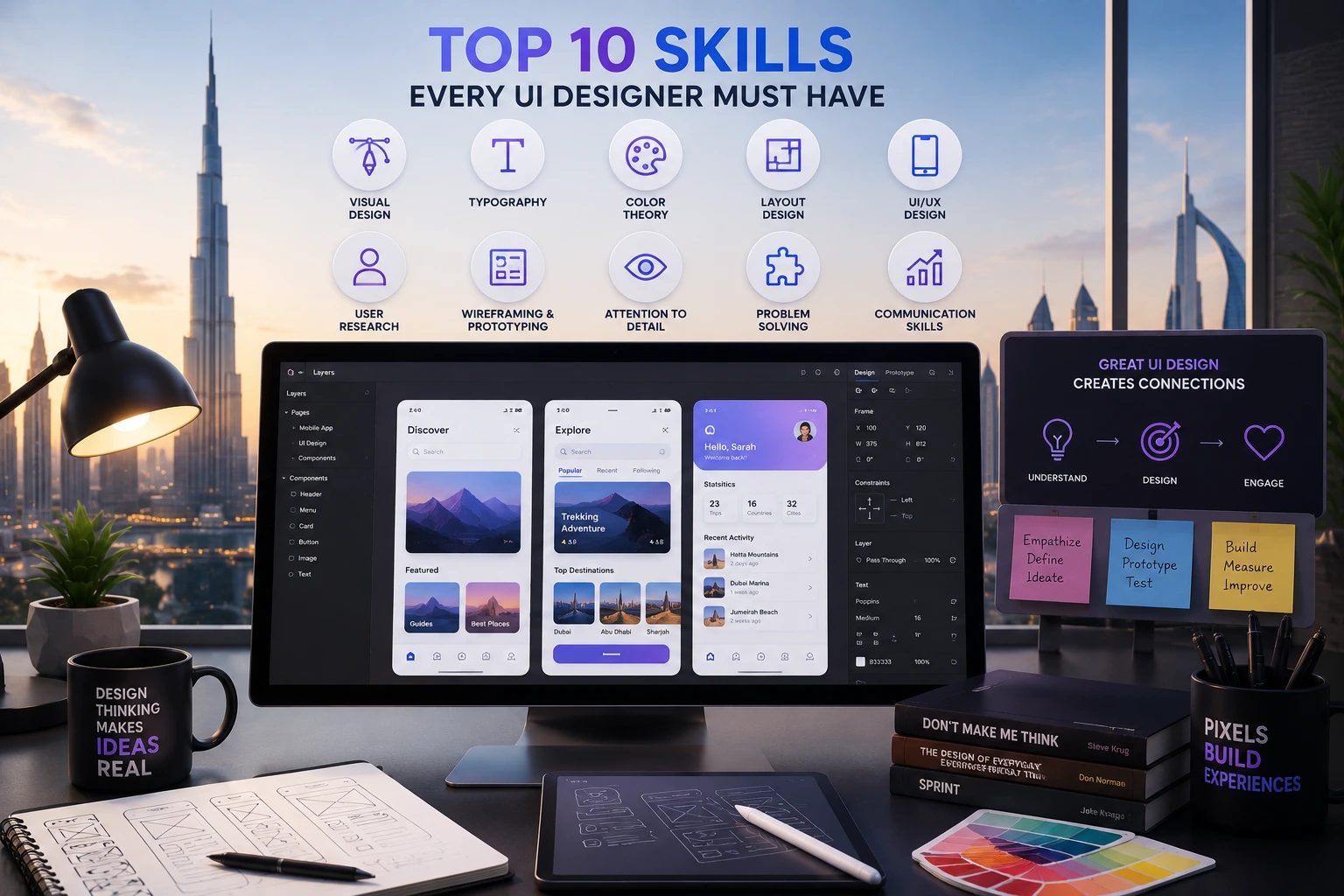 Top 10 Skills Every UI Designer In Dubai Must Have