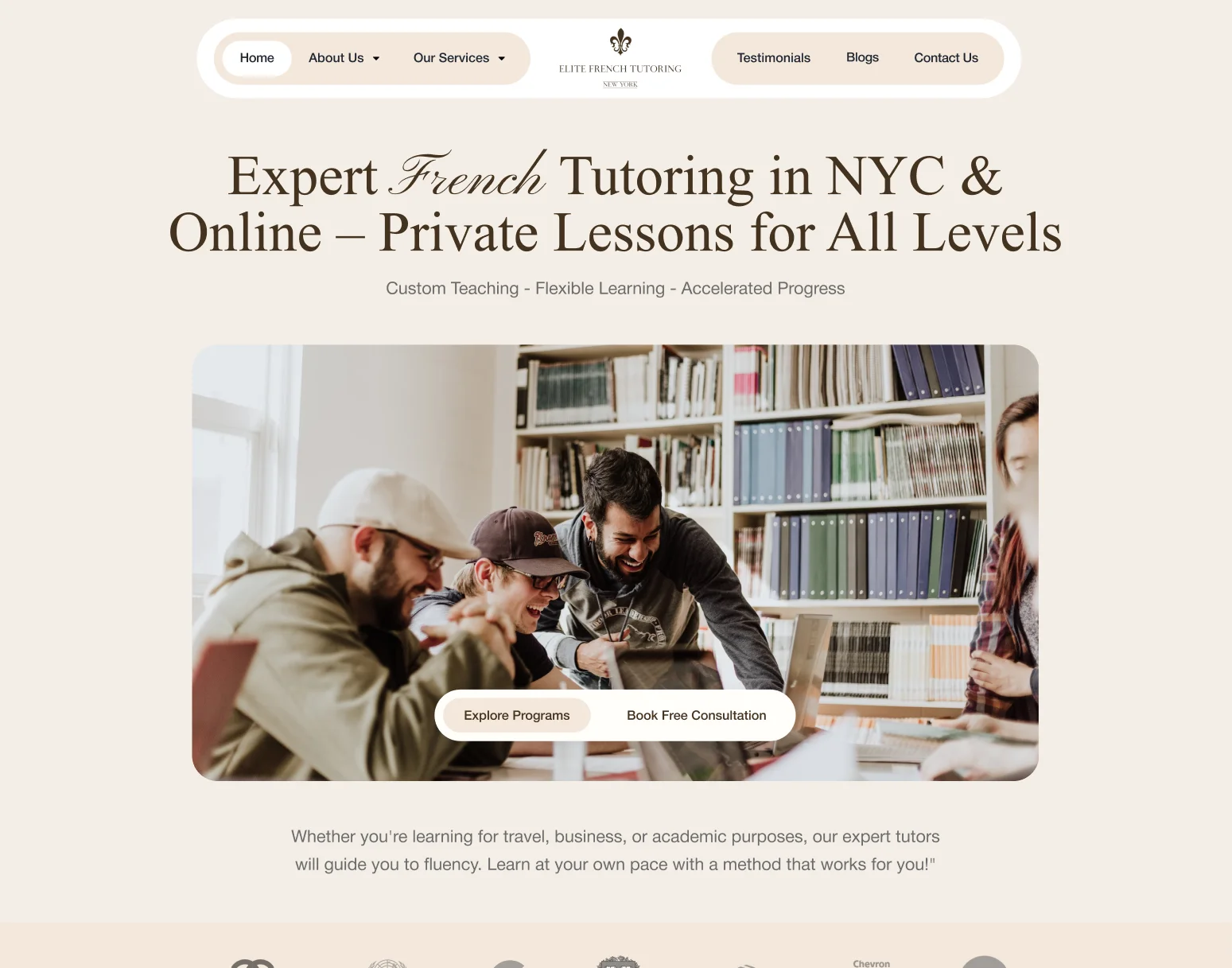 Elite French Tutoring - EDUCATION 1